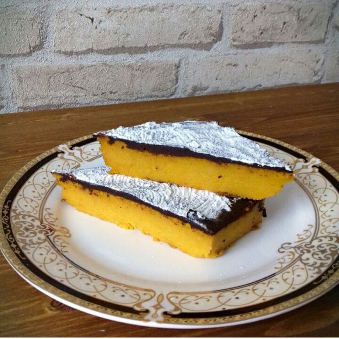 Пирог-суфле из тыквы. Фото автора 