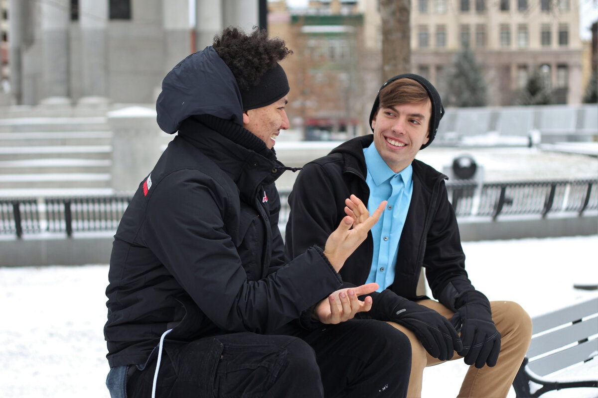 A live conversation going on