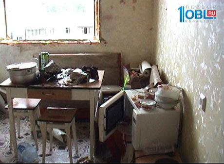 Так выглядела кухня после взрыва // «Первый областной»