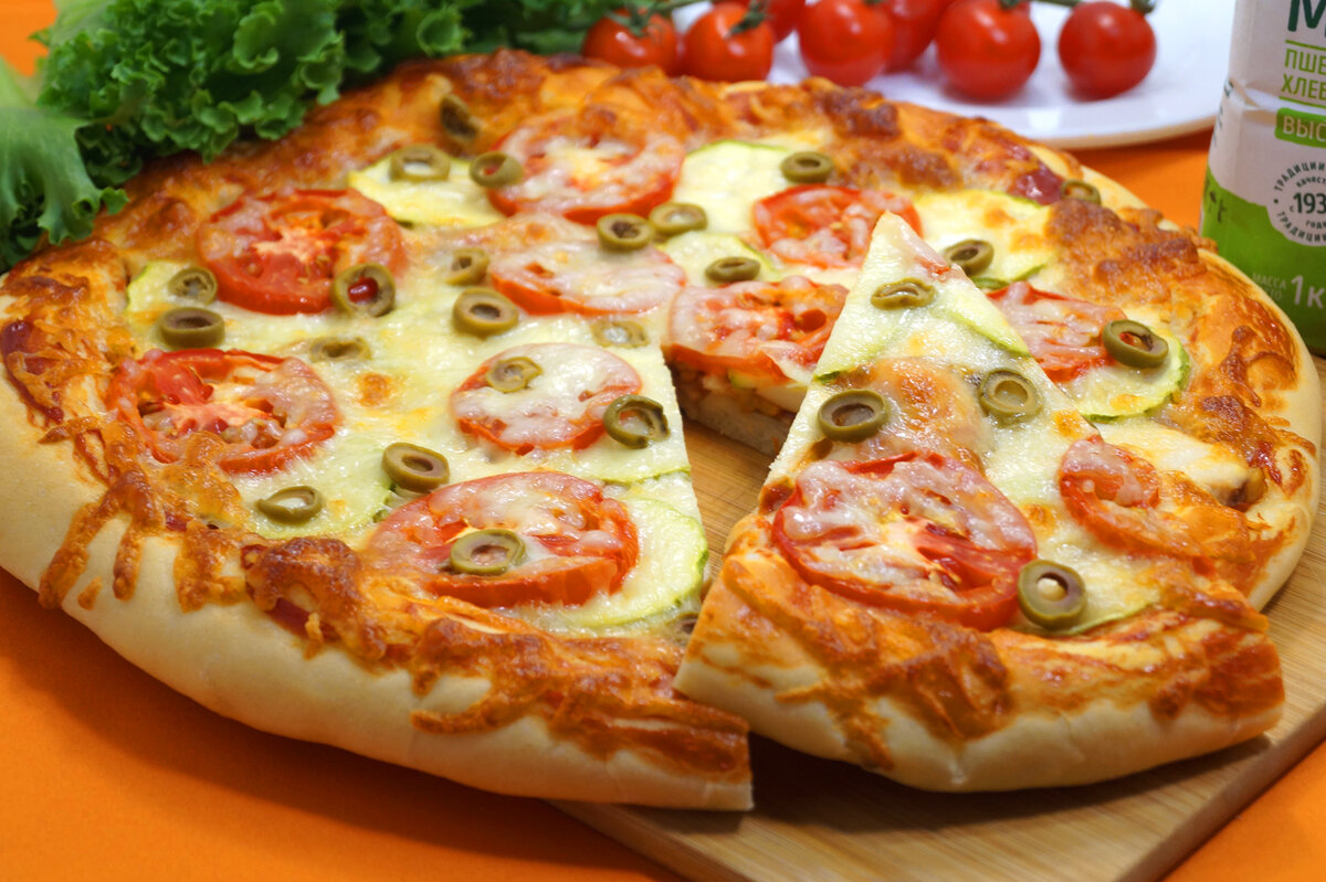 Рецепт пиццы с кабачками и курицей (12 фото)