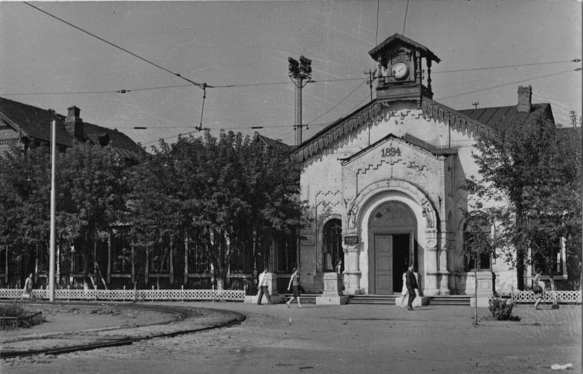 старый вокзал Иваново в 1966 году