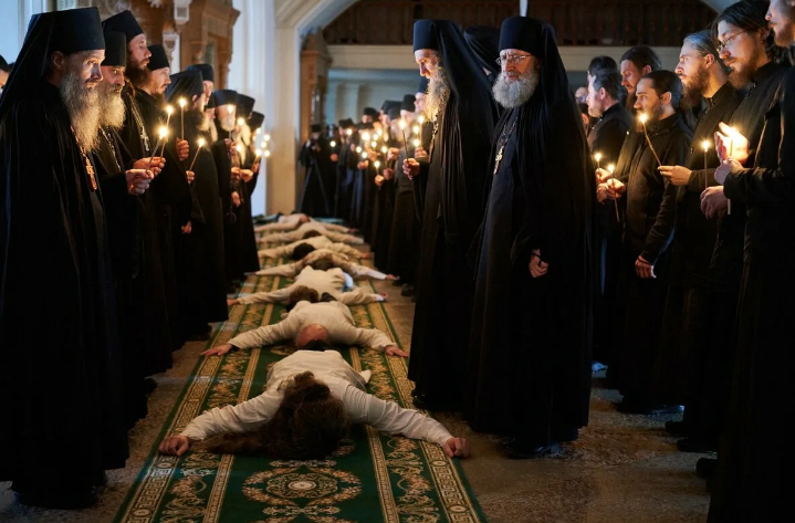 Монашеский постриг. Фото из открытых Интернет-источников