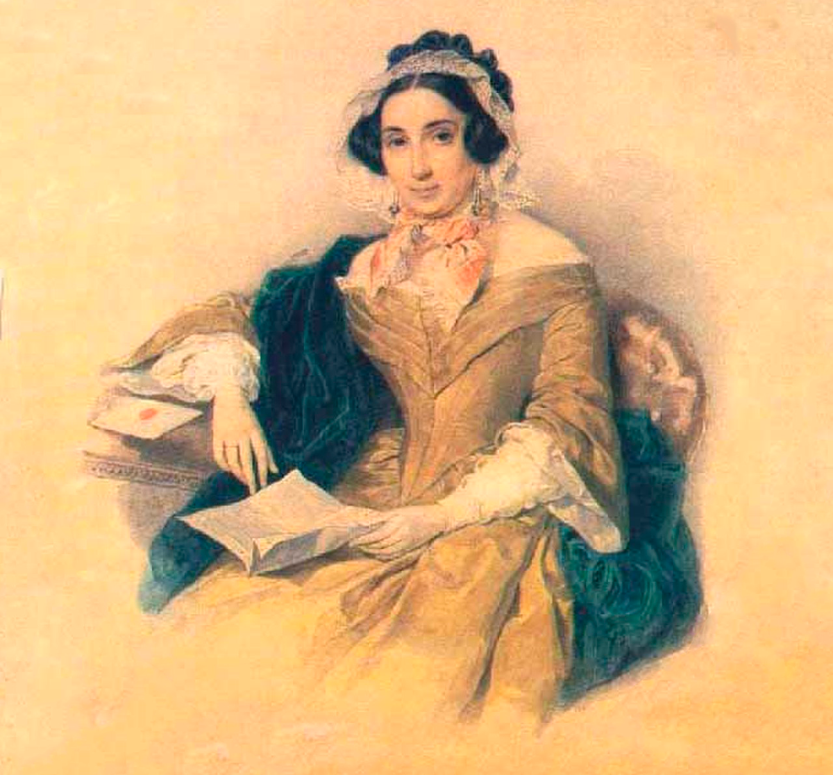 Петр Соколов «Портрет Дарьи Фикельмон»