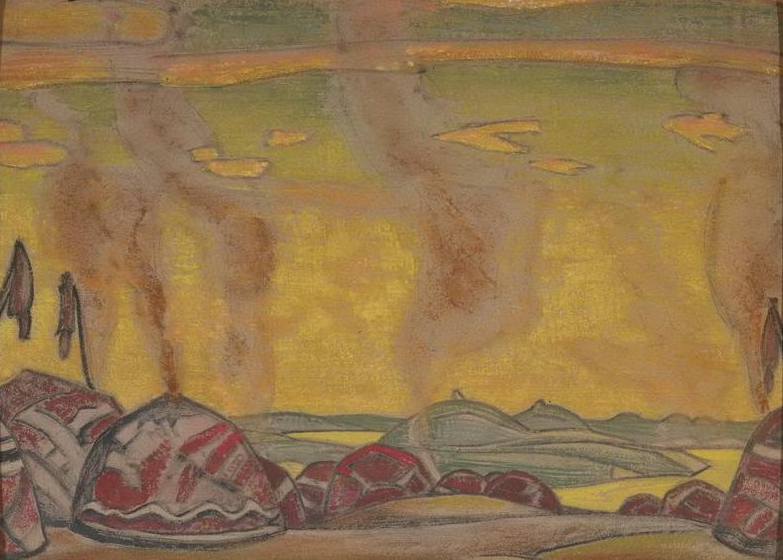 Половецкий стан (художник Н. К. Рерих)