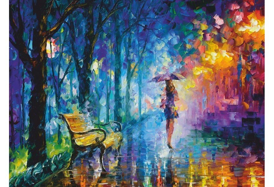 Зонт в туманной дымке