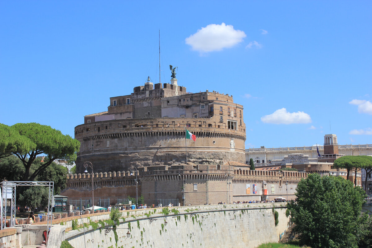 Замок Святого Ангела Castel Sant'Angelo в Риме 