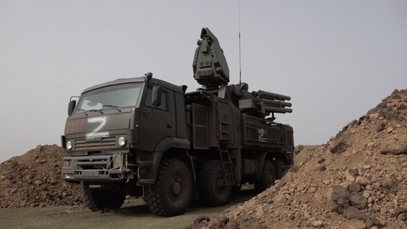     Зенитный комплекс «Панцирь» ВС РФ в зоне спецоперации  Минобороны России