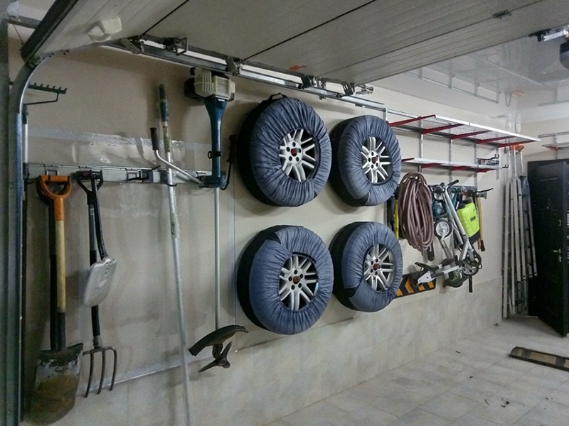 Система хранения инструмента в гараже. Виды конструкций
