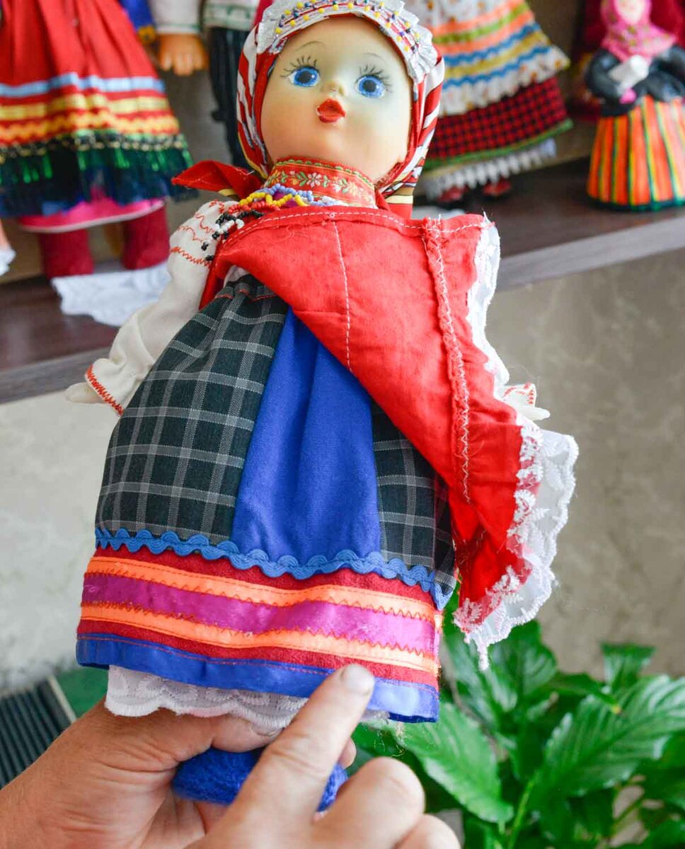 Кукольное платье-сувенир