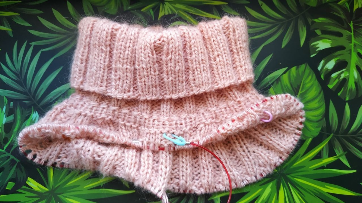 Вид горловины с ложной кетлевкой