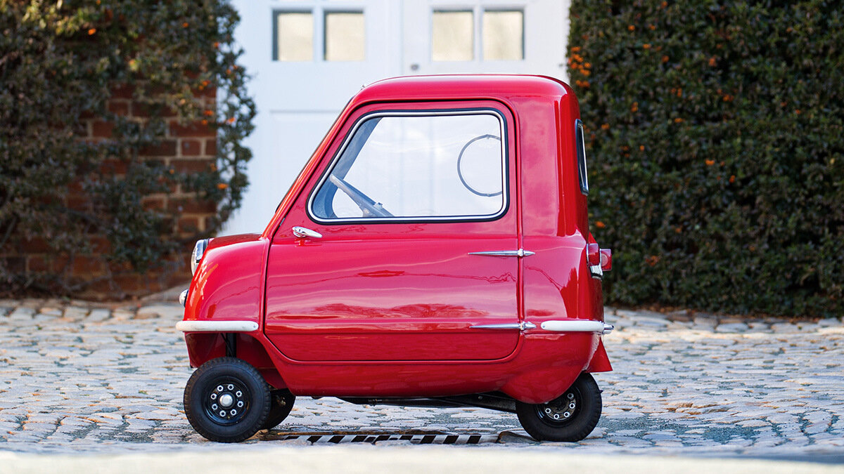 Peel-P50, серийная версия с одним колесом сзади