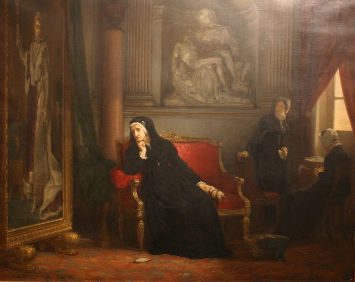 "Мадам Мать Императора" худ. Чарльз-Луис Люсьен Мюллер, 1822 г.  