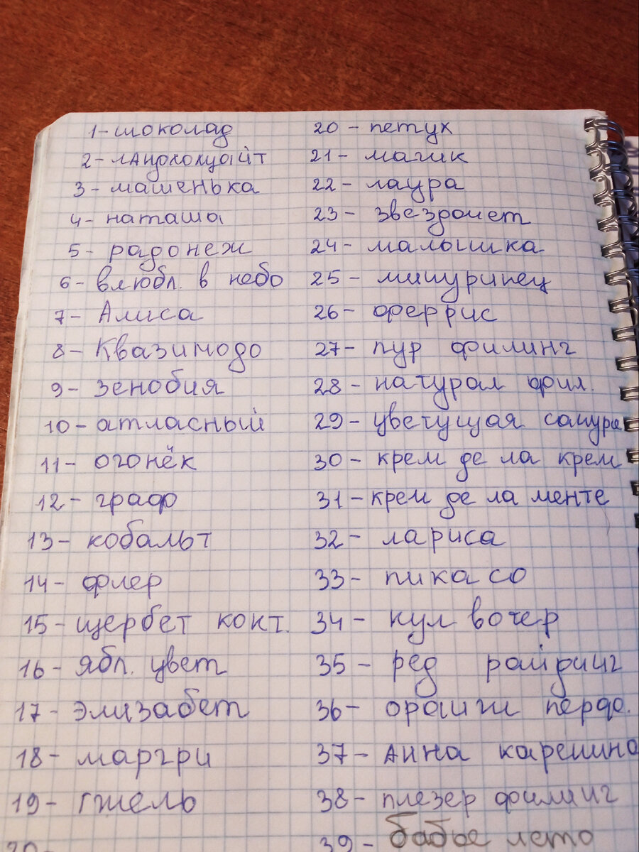 Это флоксы, перечень сортов 