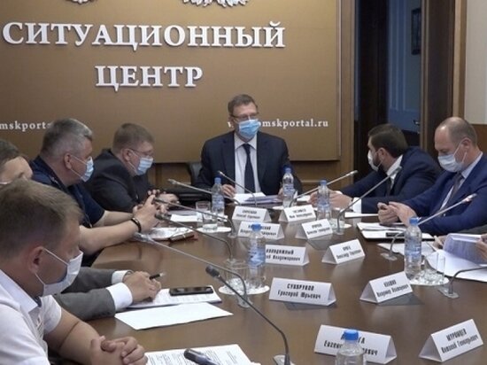     Одно из заседаний штаба. Фото: портал "Омская губерния"