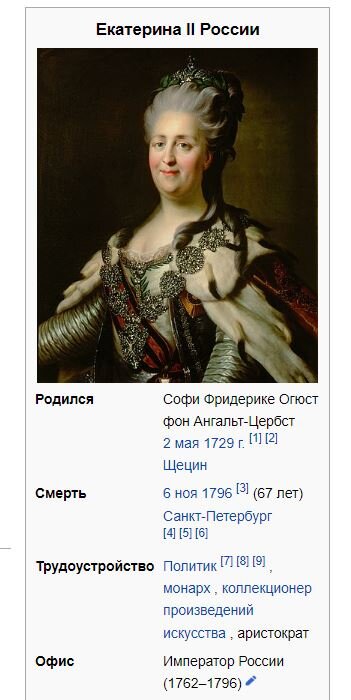 Из норвежской википедии. Неплохо трудоустроилась)