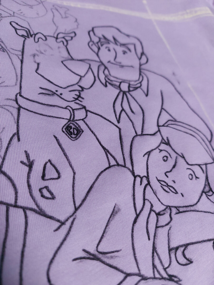 После этого все контуры обводятся маркером