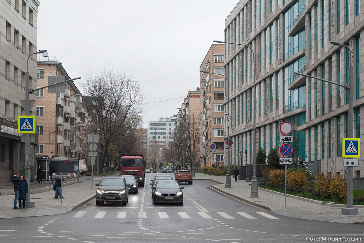 Малая Грузинская улица. Ноябрь 2022. Фото автора.