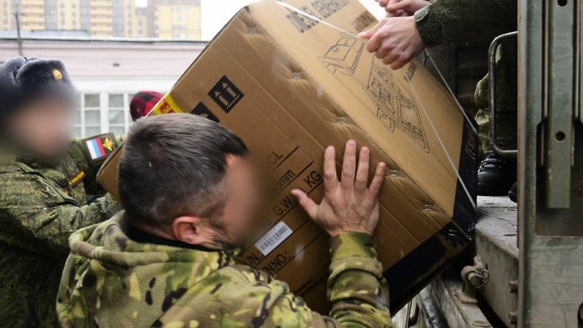    Груз из Наро-Фоминского округа, который отправили в зону боевых действий © Пресс-служба администрации Наро-Фоминского городского округа