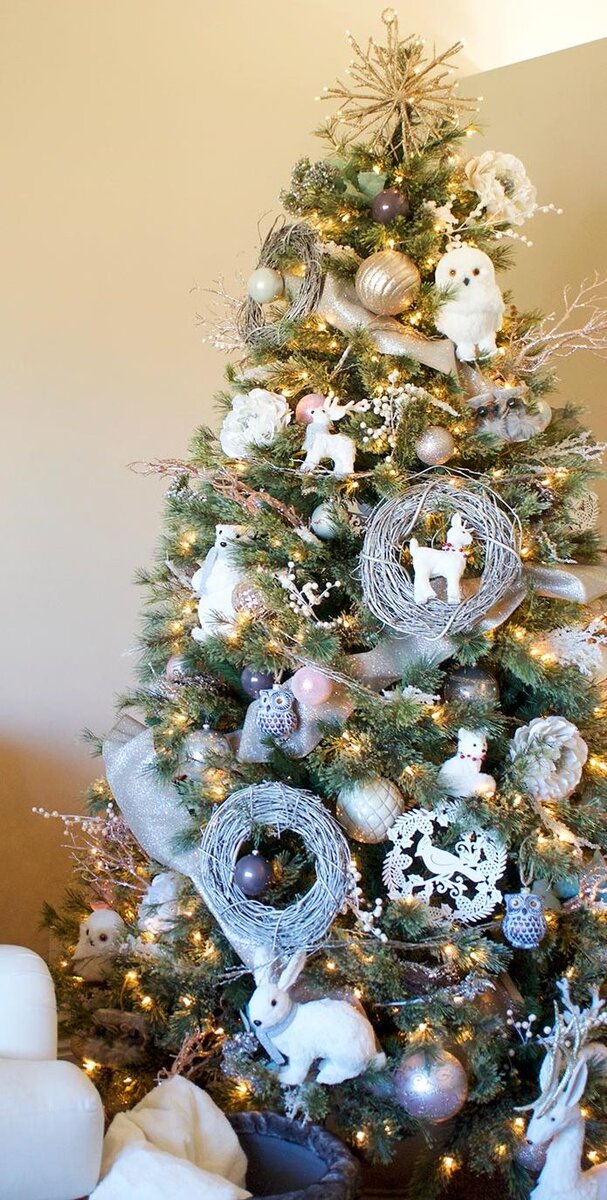 Новогодняя ёлка в экостиле