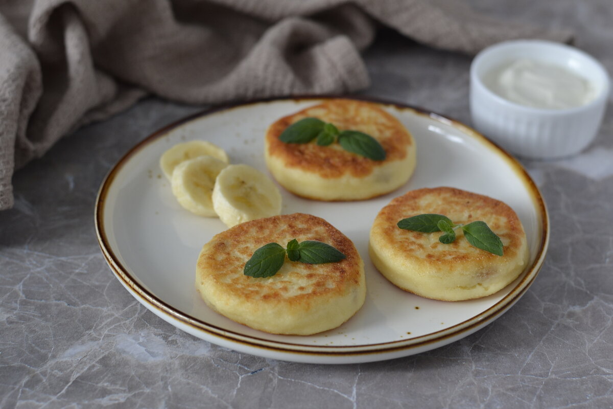 Сырники со сгущенкой