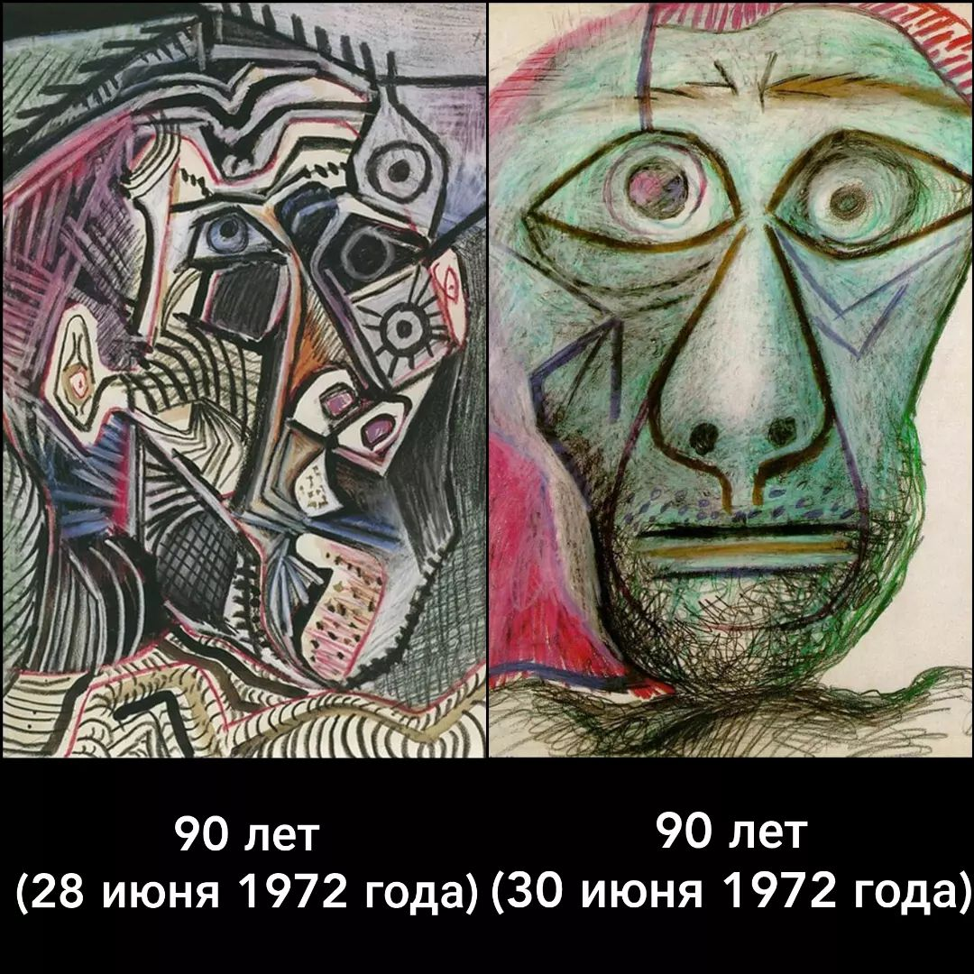 Как менялся автопортрет Пабло Пикассо, от 15 до 90 лет!