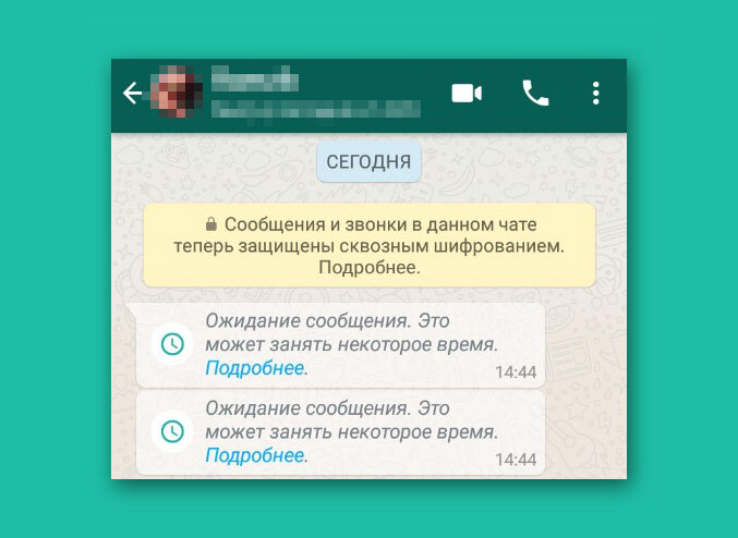 Не приходят сообщения в whatsapp