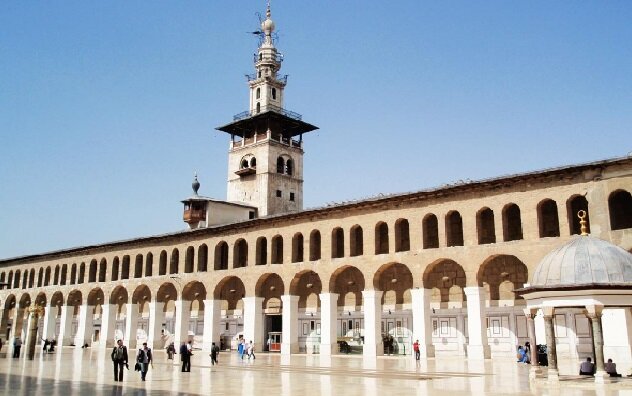 Слайд 2- ДАМАСК. МЕЧЕТЬ ОМЕЙЯДОВ. (mahalla1.ru)