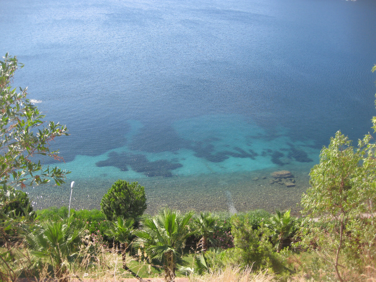 Лазурное Эгейское море.