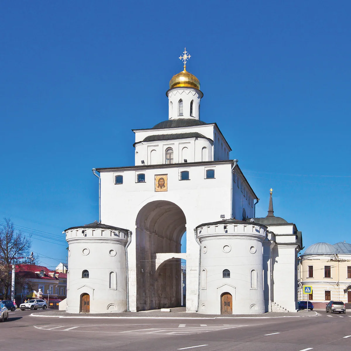 Золотые ворота памятник век. Золотые ворота во Владимире 1158-1164. Золотые ворота Андрея Боголюбского.
