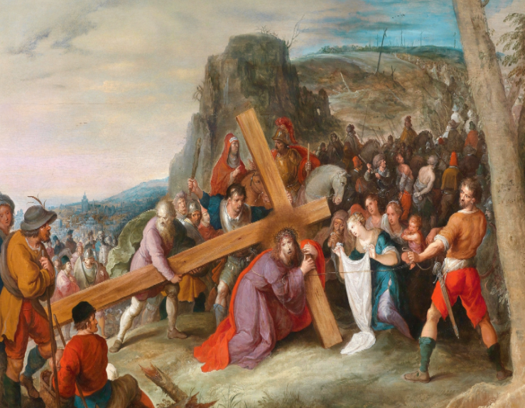 Франс Франкен Младший. Несение Креста. 1622