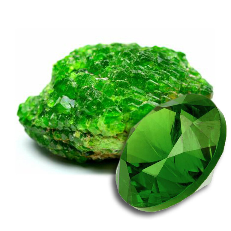 Демантоид - редкий драгоценный камень