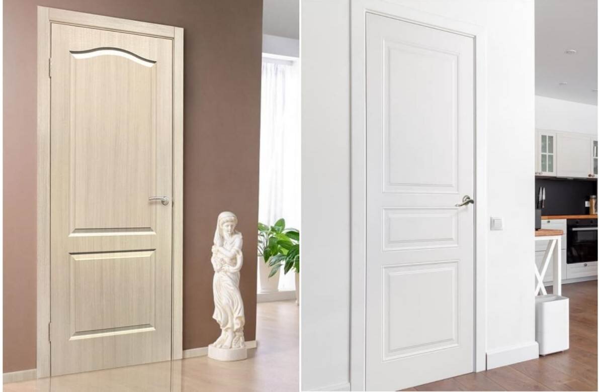 Двери с покрытием эмалью и двери в пленке - в чем разница?