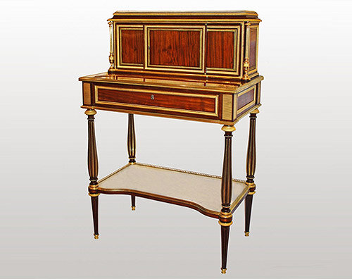 Адам Вайсвайлер, Bonheur-du-jour «à frames», период Людовика XVI, © Античный магазин