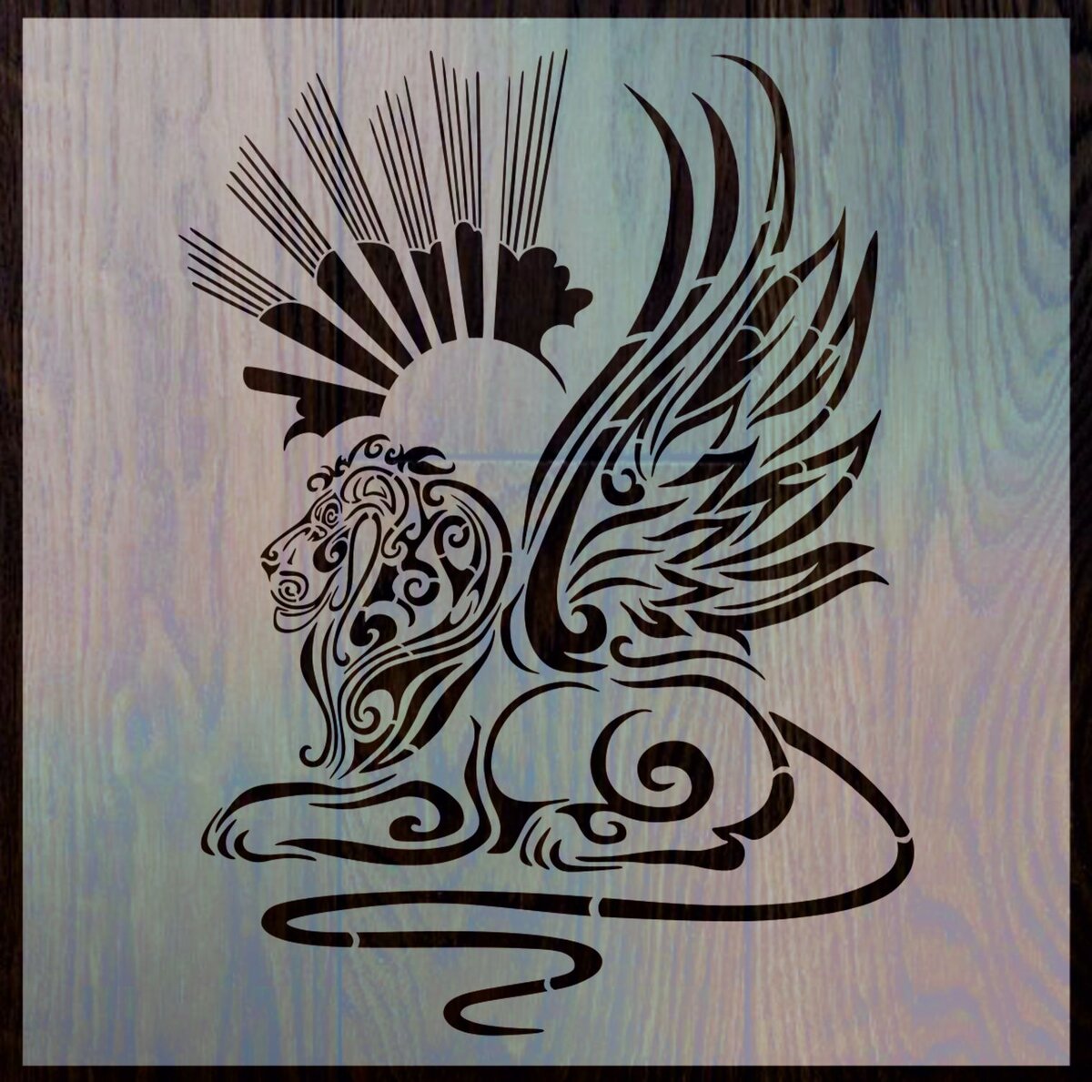 Трафарет "Лёва"