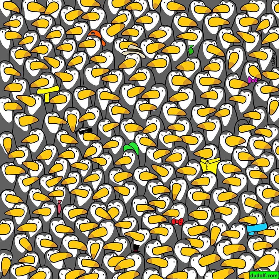 Найди пингвина среди туканов