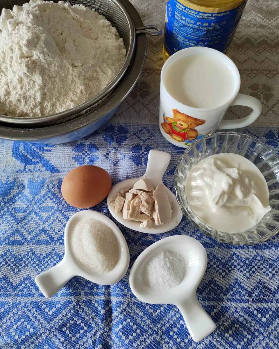 Продукты для теста