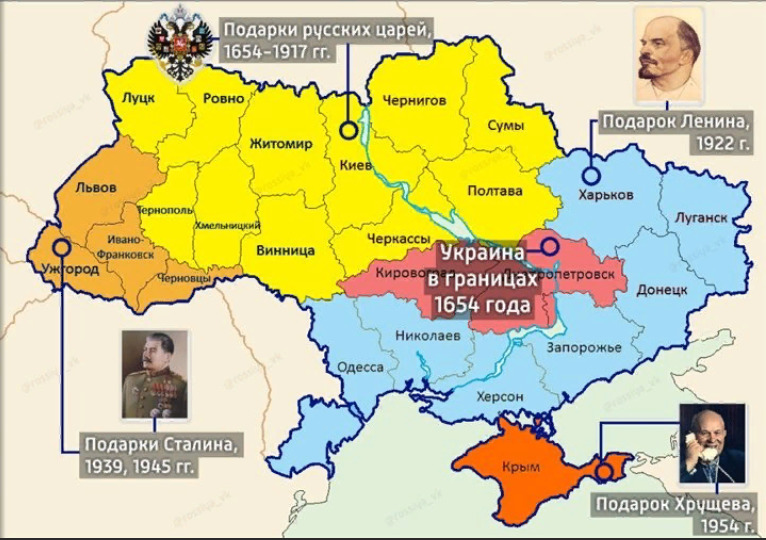 Карта украины до 1917 года на русском языке