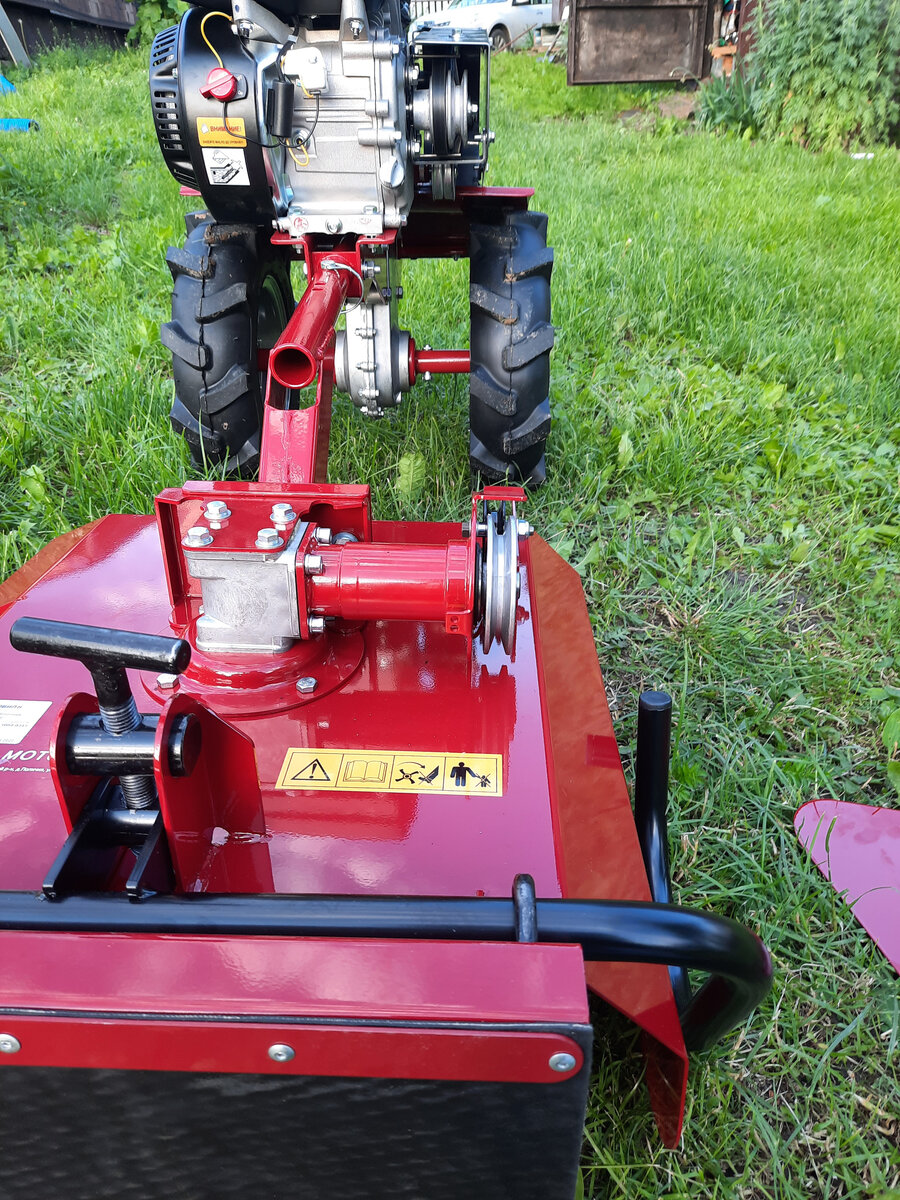 Настройка сооснос шкива косилки и шкива отбора мощности.