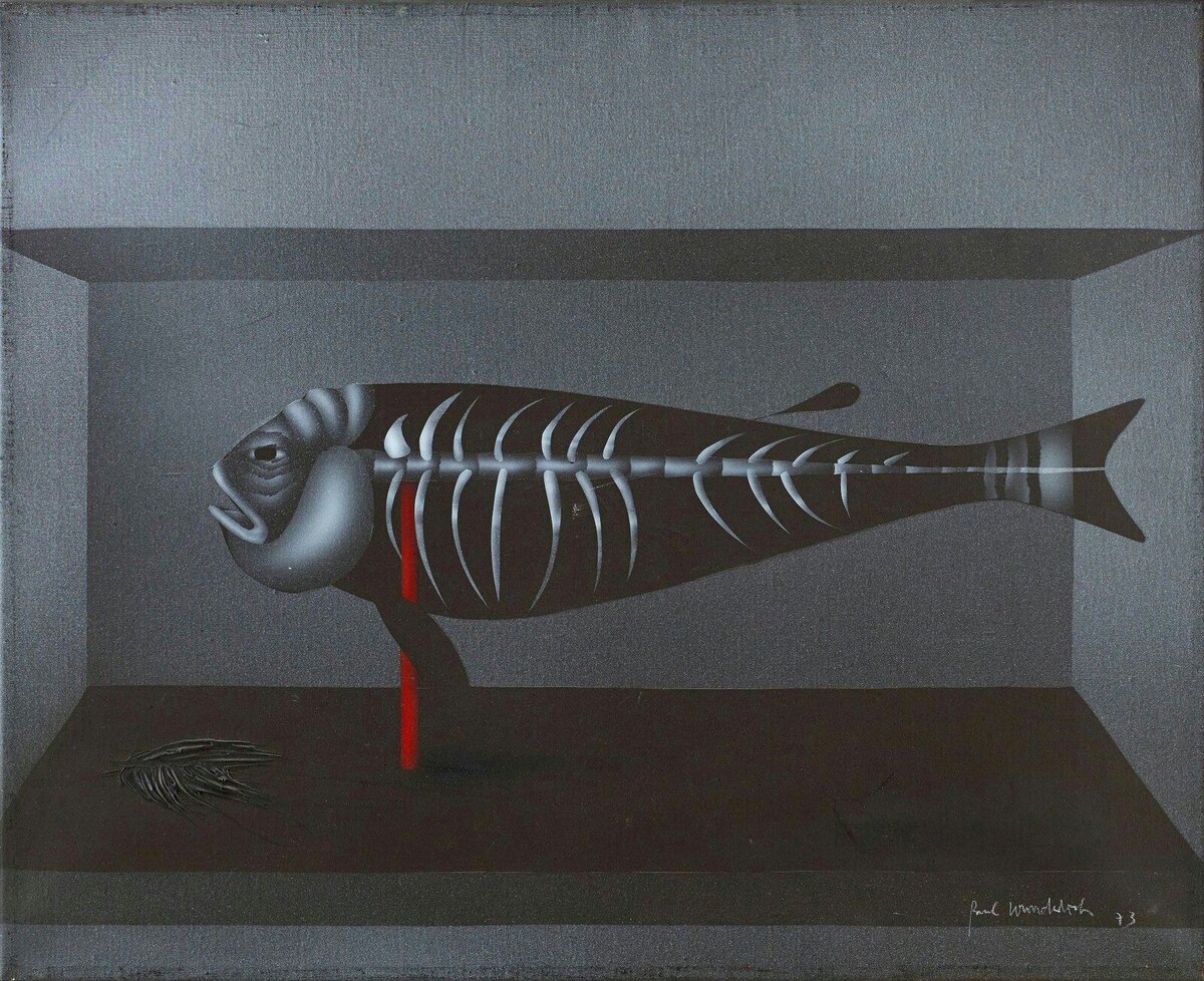 Paul Wunderlich. Лучепёрая рыба.