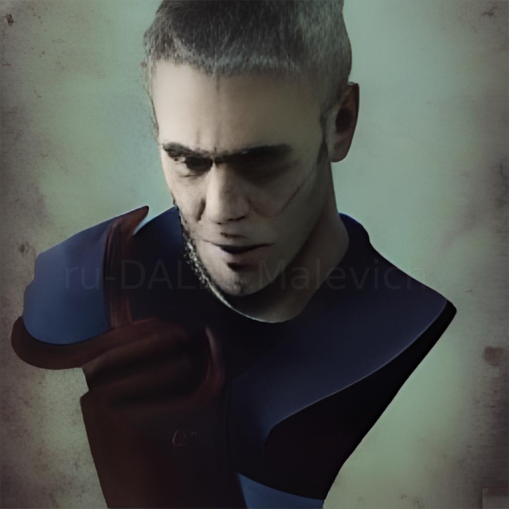 Кузнецов Андрей. Изображение сгенерировано моделью ruDALL-E от Сбера по запросу "Псих"