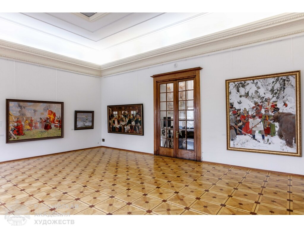 Экспозиция Дмитрия Белюкина в Российской академии художеств (Москва,Пречистенка, 21). Фото: Иван новиков-Двинский, пресс-служба РАХ. 2022.