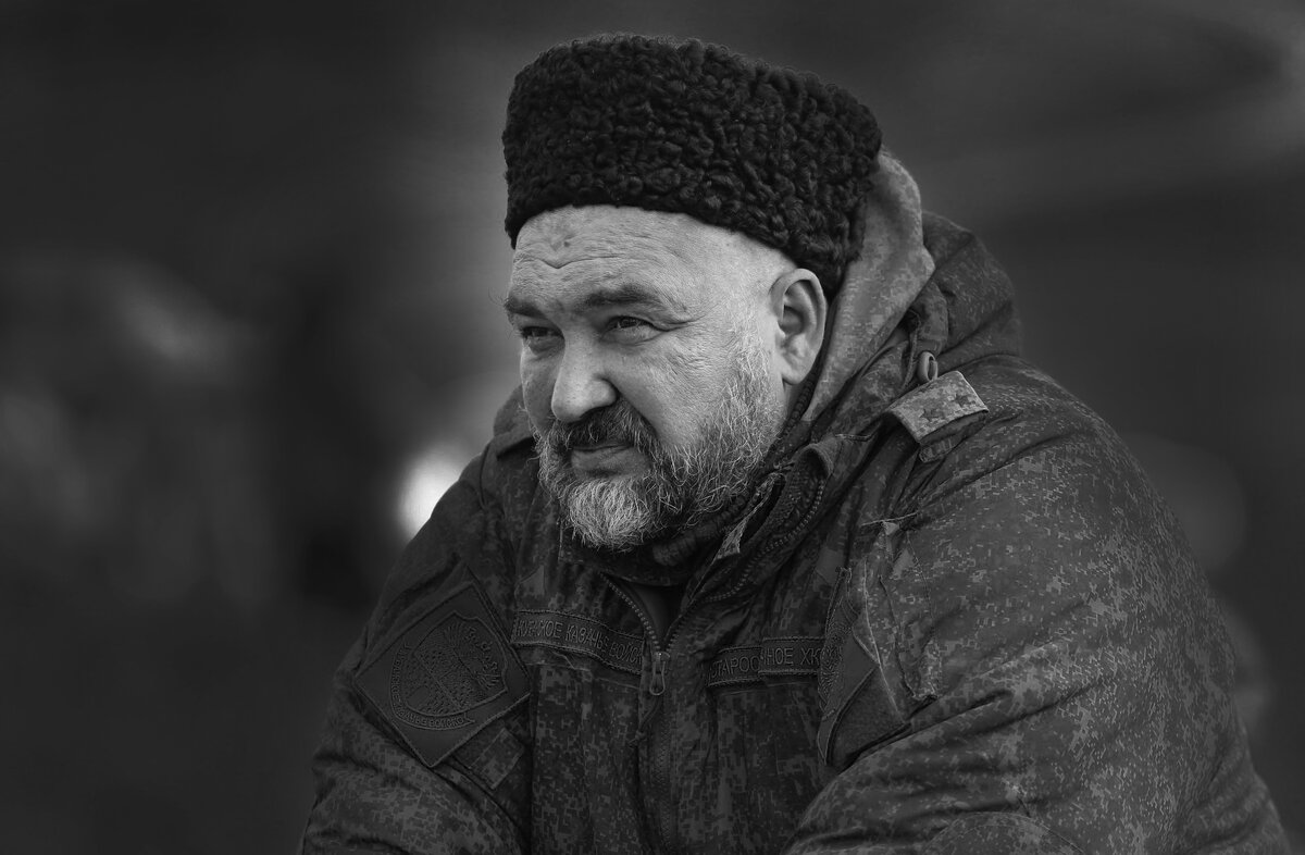 Атаман Старостаничного ХКО подъесаул Олег Колесников