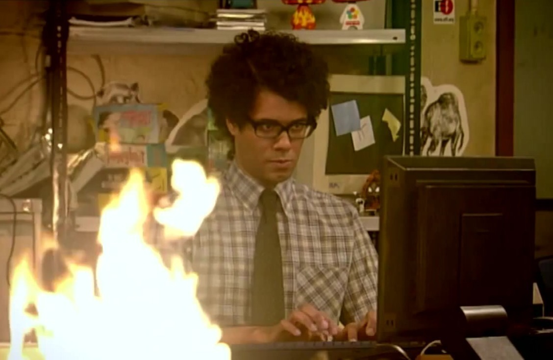 Кадр из сериала Техподдержка (The IT Crowd)