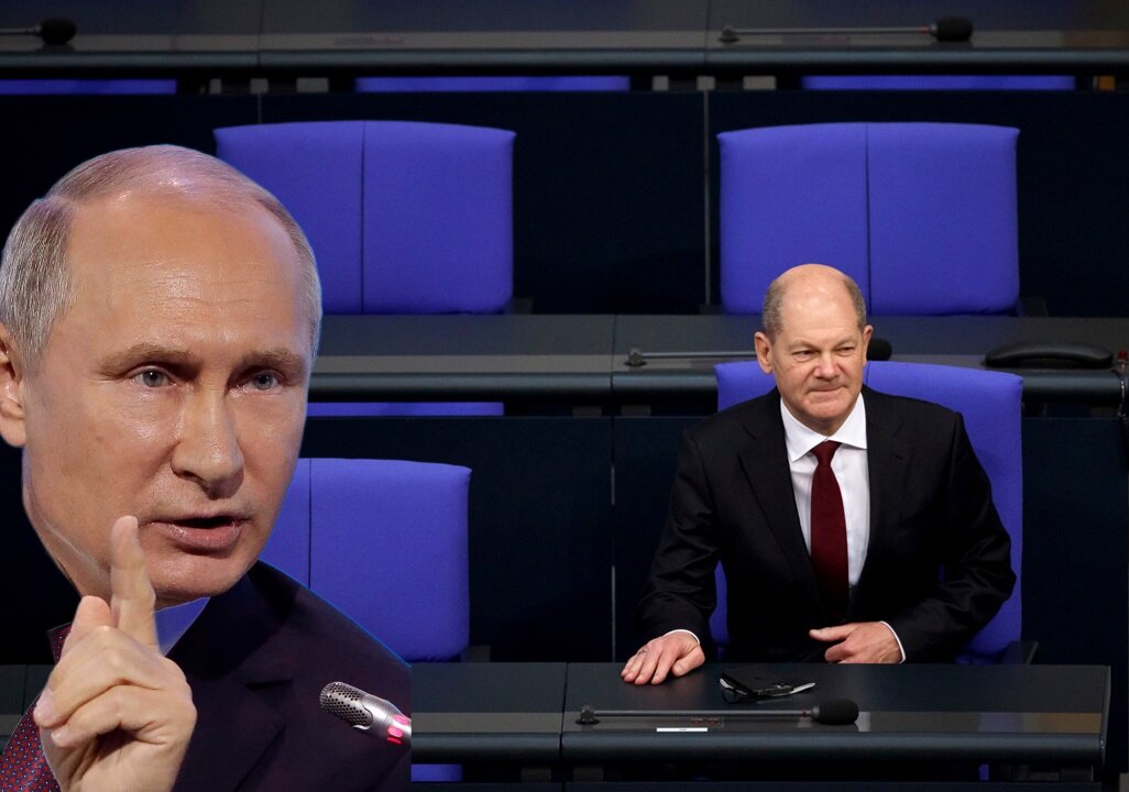Путин и Шольц