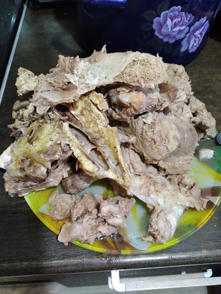 Косточки сварились.