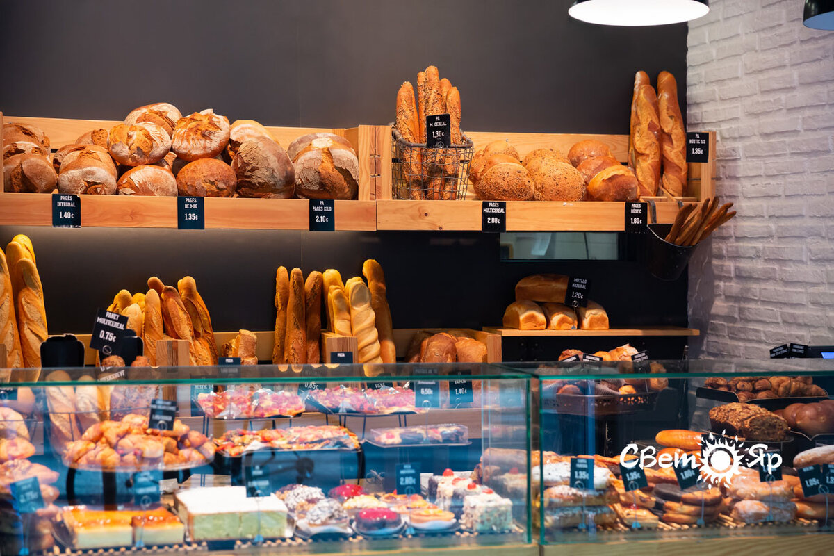 Рис. 1. Подсветка хлебобулочных изделий