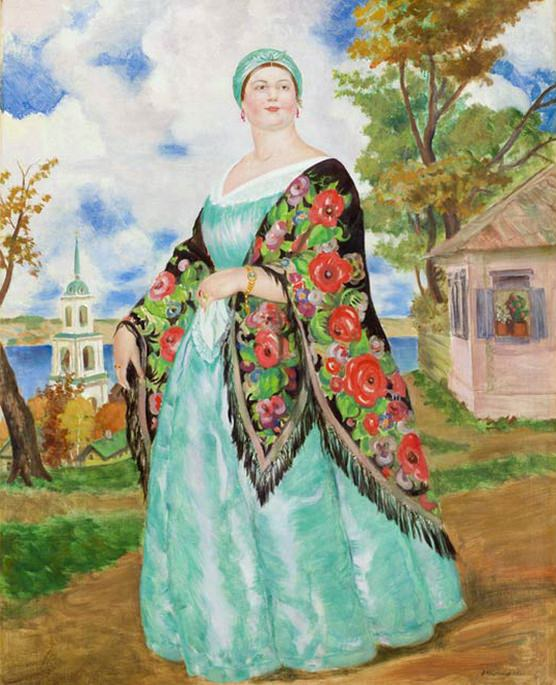 Борис Михайлович Кустодиев – Купчиха, 1923 г.