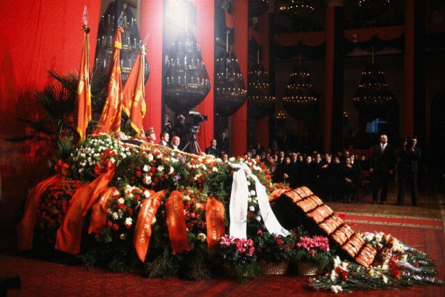 Похороны Л.И. Брежнева 15.11.1982