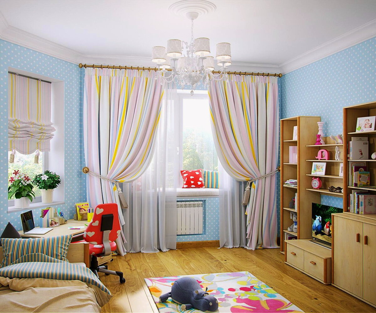Шторы в детской
