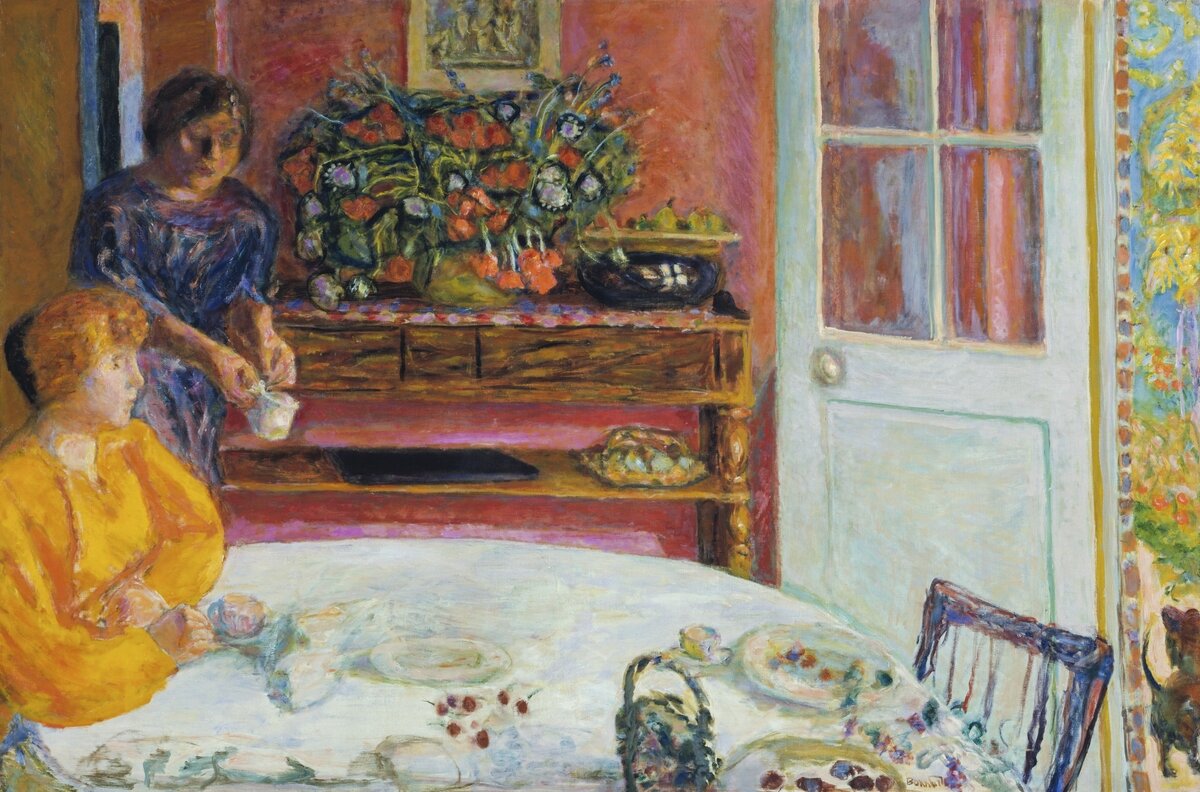 The Dining Room, Vernonnet (1916) painting in high resolutionby Pierre Bonnard. Original from The MET Museum. Digitally enhanced by rawpixel. Источник: rawpixel.com
